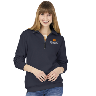 Navy Crosswinds 1/4 Zip Pullover INTERN - Womens