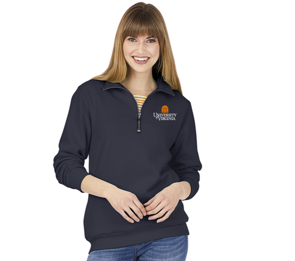 Navy Crosswinds 1/4 Zip Pullover INTERN - Womens
